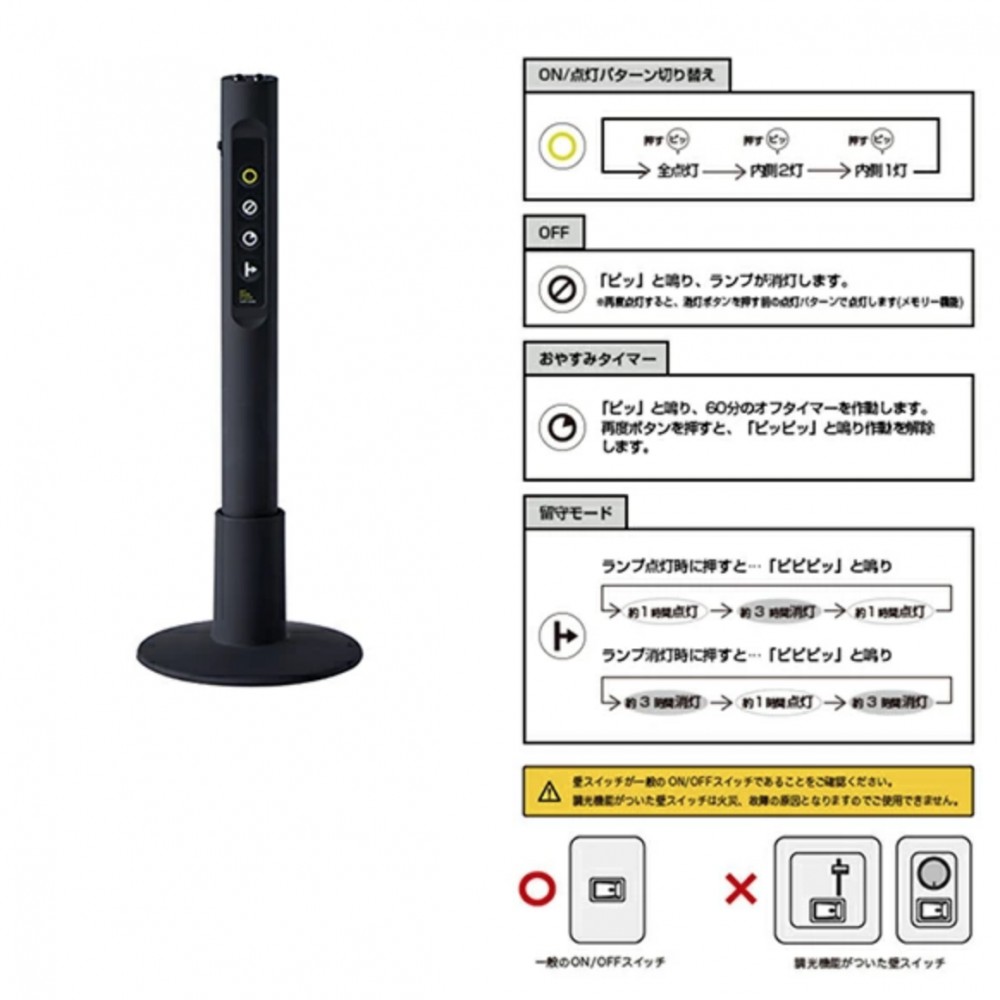 リモートシーリングランプ［ＬＥＤ電球］［ブラウン+ブラック/ブラック/ホワイト］ サムネイル 18