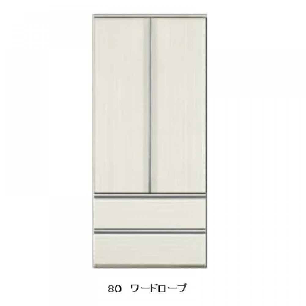 ワードローブ［８０／１００］［ホワイト］ サムネイル 3
