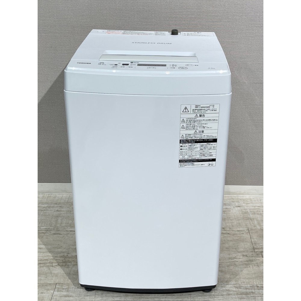 洗濯機［４．５ｋｇ］［ピュアホワイト］