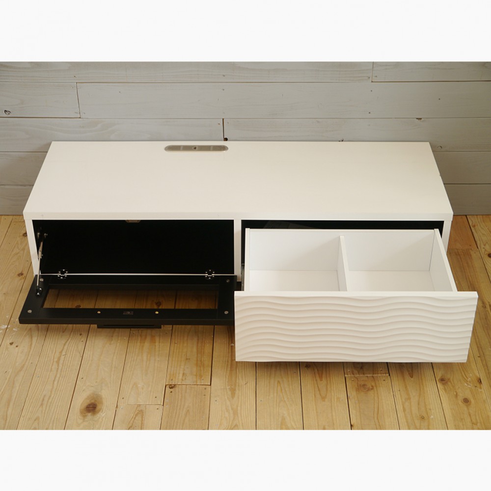 TVボード［１２０/１７０］［ホワイト］ サムネイル 4