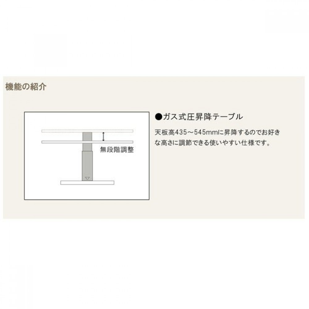 センターテーブル［１１０］［ホワイト/ミディアムブラウン］ サムネイル 6