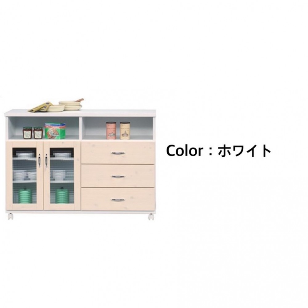 カウンター[６０/８０/９０/１２０][ホワイト/ブラウン] サムネイル 9