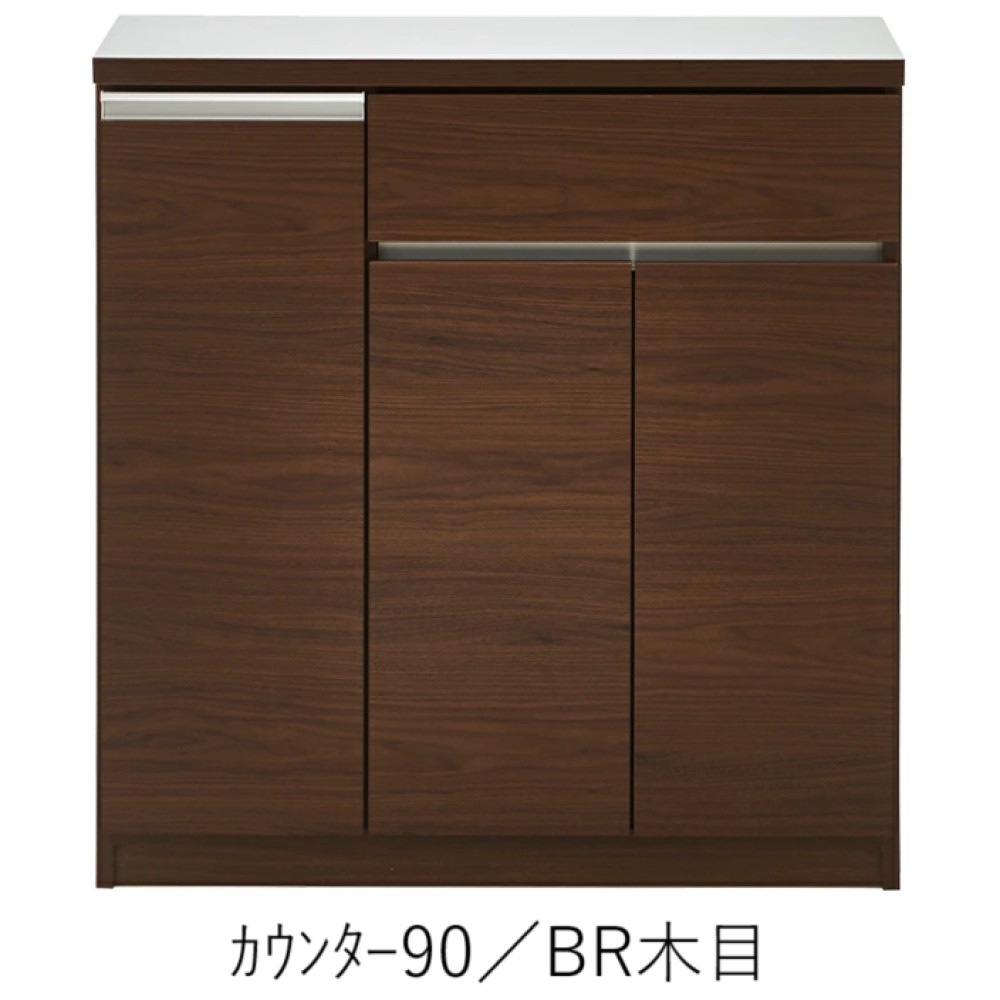 ダイニングボード［６０／９０／１２０／１４０］［ホワイト艶有／ホワイト木目／ブラウン木目／グレー木目／くすみナチュラル／チャコールブラック］ サムネイル 32