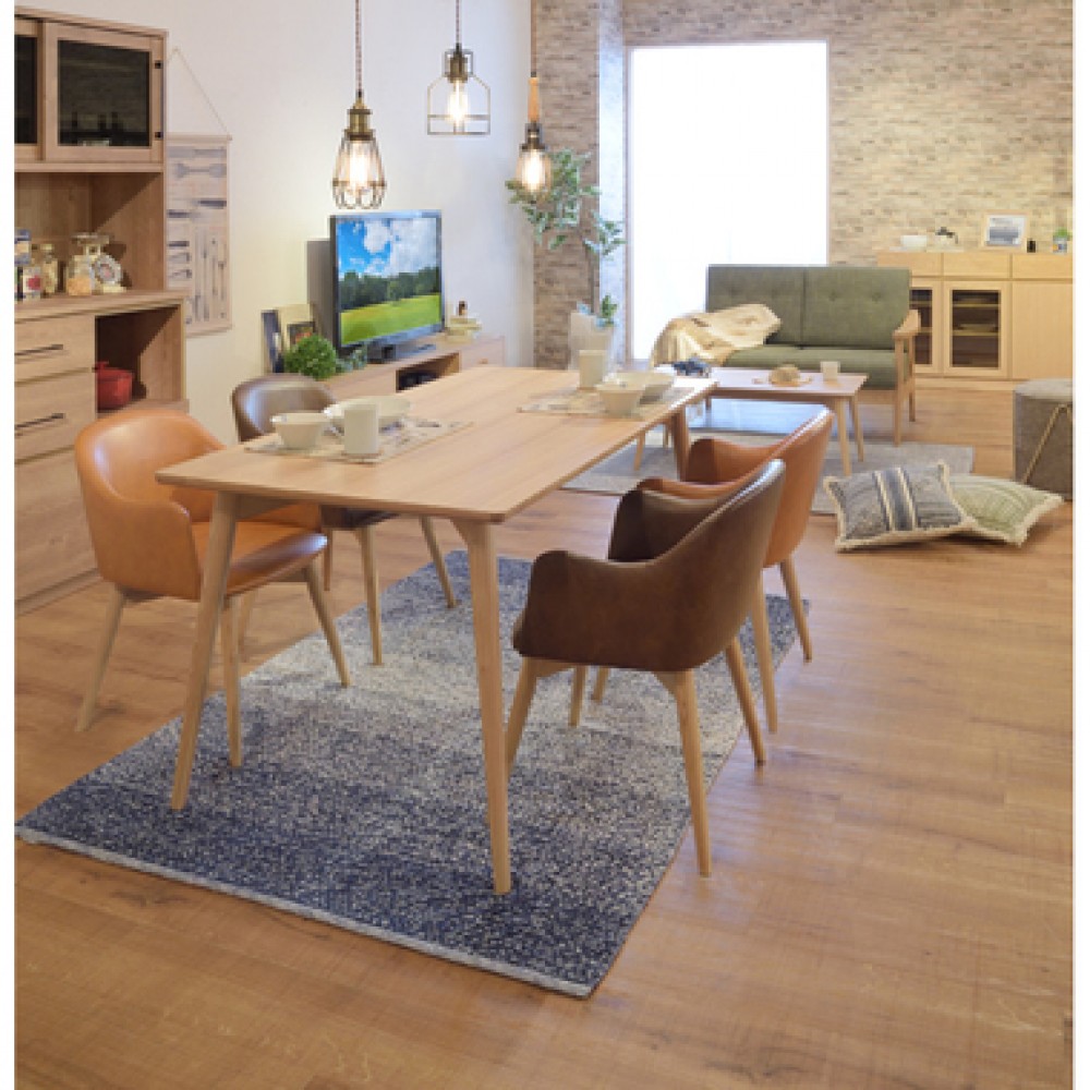 ダイニングテーブルセット[１５０][ブラウン/ナチュラル] サムネイル 4