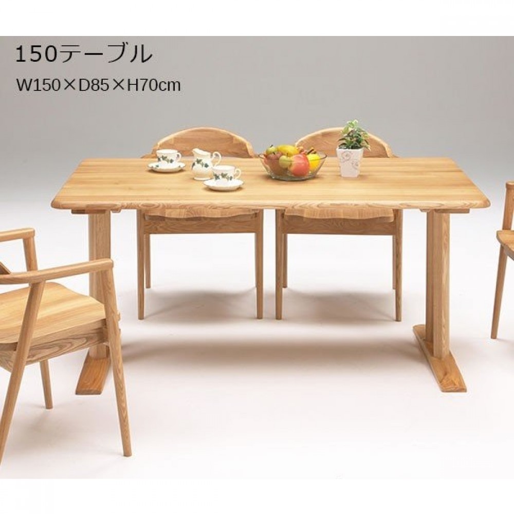 ダイニングテーブルセット［１５０／１８０］［ナチュラル］