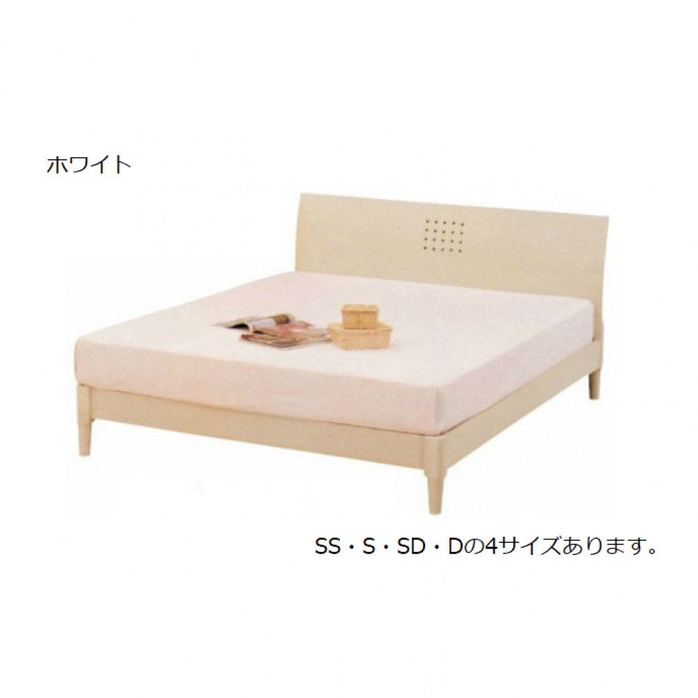 ベッドフレームのみ［SS/S/SD/D/WD］［ナチュラル/ウェンジ/ホワイト/ウォールナット］ サムネイル 3