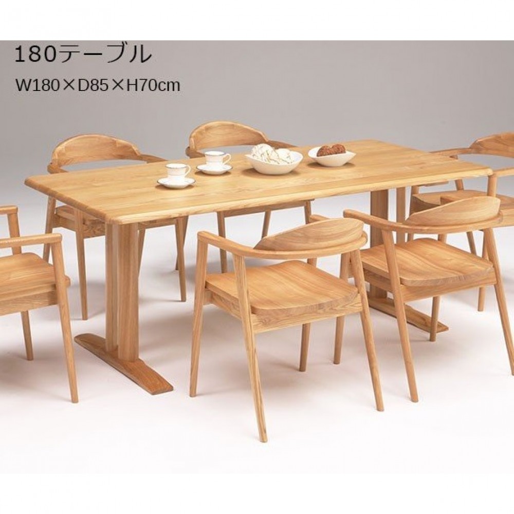 ダイニングテーブルセット［１５０／１８０］［ナチュラル］ サムネイル 2